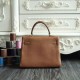 Replica Hermes Kelly Bag 28,32CM  In Brown Clemence Leather