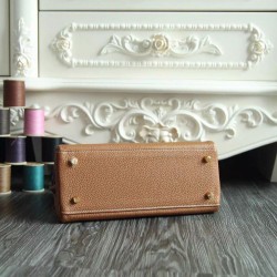 Replica Hermes Kelly Bag 28,32CM  In Brown Clemence Leather