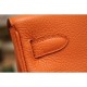 Replica Hermes Kelly Bag 28,32CM  In Orange Clemence Leather