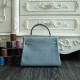 Replica Hermes Kelly Bag In Azure Clemence Leather