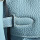 Replica Hermes Kelly Bag In Azure Clemence Leather