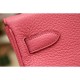 Replica Hermes Kelly Bag In Rose Lipstick Clemence Leather