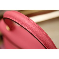 Replica Hermes Kelly Bag In Rose Lipstick Clemence Leather