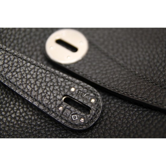 Fake Hermes Lindy 26cm 30cm 34cm Bag In Black Leather Replica