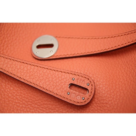 Replica Hermes Lindy 26cm 30cm 34cm Bag In Crevette Leather