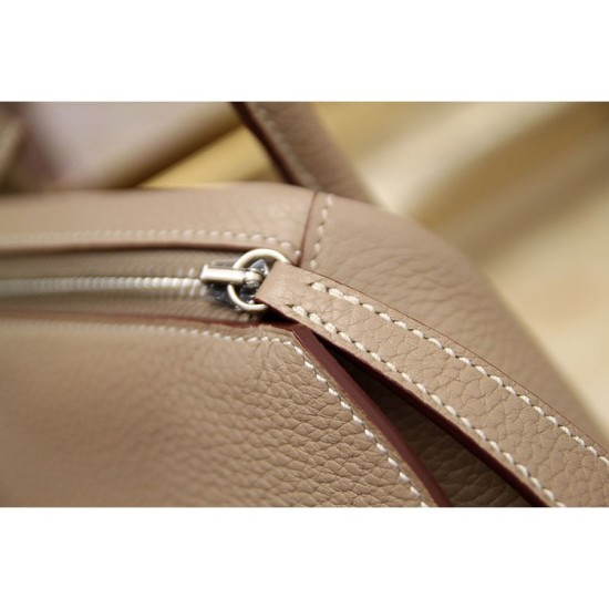 Replica Hermes Lindy 26cm 30cm 34cm Bag In Grey Leather