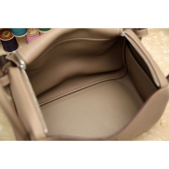 Replica Hermes Lindy 26cm 30cm 34cm Bag In Grey Leather