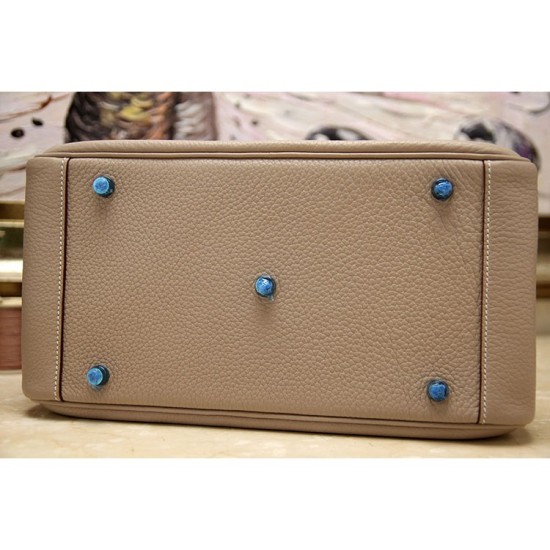 Replica Hermes Lindy 26cm 30cm 34cm Bag In Grey Leather