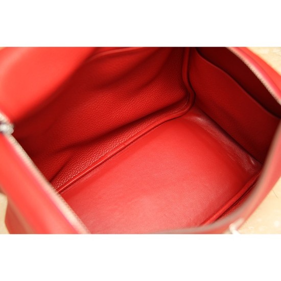 Replica Hermes Lindy 26cm 30cm 34cm Bag In Red Leather