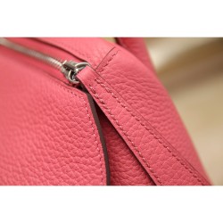 Fake Hermes Lindy 26cm 30cm 34cm Bag In Rose Lipstick Leather Replica