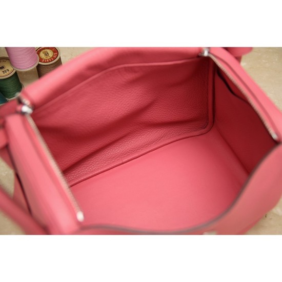 Replica Hermes Lindy 26cm 30cm 34cm Bag In Rose Lipstick Leather Fake Hermes Lindy 26cm 30cm 34cm Bag In Rose Lipstick Leather Replica