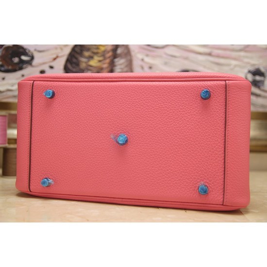 Replica Hermes Lindy 26cm 30cm 34cm Bag In Rose Lipstick Leather Fake Hermes Lindy 26cm 30cm 34cm Bag In Rose Lipstick Leather Replica