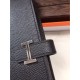 Fake Hermes Bearn Wallet In Black Epsom Leather Replica