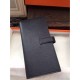 Fake Hermes Bearn Wallet In Black Epsom Leather Replica