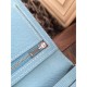 Fake Hermes Bearn Wallet In Blue Jean Epsom Leather Replica