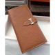 Replica Hermes Bearn Wallet In Brown Leather
