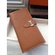 Replica Hermes Bearn Wallet In Brown Leather