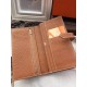 Replica Hermes Bearn Wallet In Brown Leather