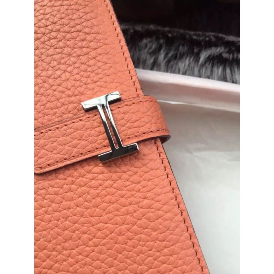 Replica Hermes Bearn Wallet In Crevette Leather