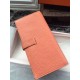 Replica Hermes Bearn Wallet In Crevette Leather
