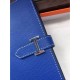 Fake Hermes Bearn Wallet In Electric Blue Epsom Leather Replica