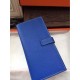 Fake Hermes Bearn Wallet In Electric Blue Epsom Leather Replica