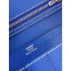 Fake Hermes Bearn Wallet In Electric Blue Epsom Leather Replica