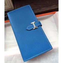 Replica Hermes Bearn Wallet In Mykonos Epsom Leather
