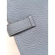 Fake Hermes Bearn Wallet In Pale Blue Leather Replica