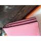 Replica Hermes Bearn Wallet In Pink Epsom Leather