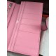 Replica Hermes Bearn Wallet In Pink Epsom Leather