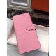 Replica Hermes Bearn Wallet In Pink Leather Replica Hermes Bearn Wallet In Pink Leather