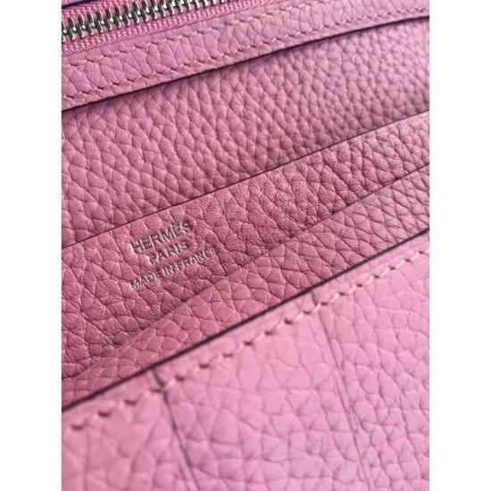 Replica Hermes Bearn Wallet In Pink Leather Replica Hermes Bearn Wallet In Pink Leather