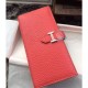 Replica Hermes Bearn Wallet In Rose Jaipur Leather