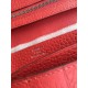 Replica Hermes Bearn Wallet In Rose Jaipur Leather