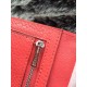 Replica Hermes Bearn Wallet In Rose Jaipur Leather