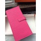Fake Hermes Bearn Wallet In Rosy Leather Replica