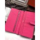 Fake Hermes Bearn Wallet In Rosy Leather Replica