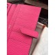 Fake Hermes Bearn Wallet In Rosy Leather Replica