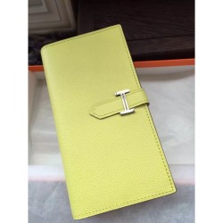 Replica Hermes Bearn Wallet In Soleil Epsom Leather