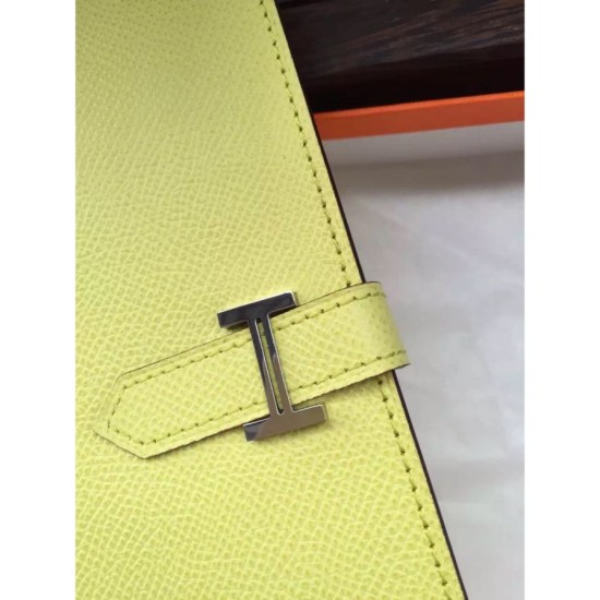 Replica Hermes Bearn Wallet In Soleil Epsom Leather