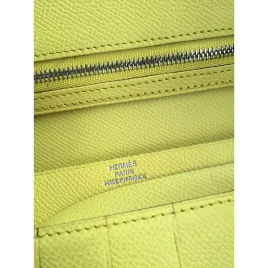 Replica Hermes Bearn Wallet In Soleil Epsom Leather