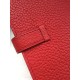Fake Hermes Bearn Wallet In Vermillion Leather Replica