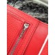 Fake Hermes Bearn Wallet In Vermillion Leather Replica