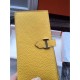 Replica Hermes Bearn Wallet In Yellow Leather