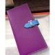 Replica Hermes Bicolor Bearn Wallet In Cyclamen Epsom Leather