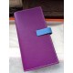 Replica Hermes Bicolor Bearn Wallet In Cyclamen Epsom Leather