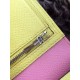 Fake Hermes Bicolor Bearn Wallet In Pink Epsom Leather Replica