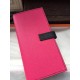 Replica Hermes Bicolor Bearn Wallet In Red Epsom Leather