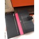 Replica Hermes Bicolor Bearn Wallet In Red Epsom Leather